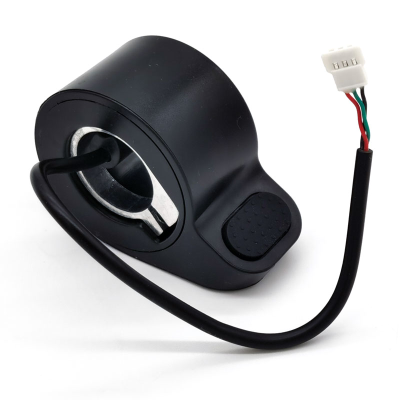 Acceleratore A Pollice Per Bici Elettriche E Scooter – Connettore 3 Pin, Compatibile 24V-72V, Per BBS01 BBS02, Cavo 32 Cm, Nero