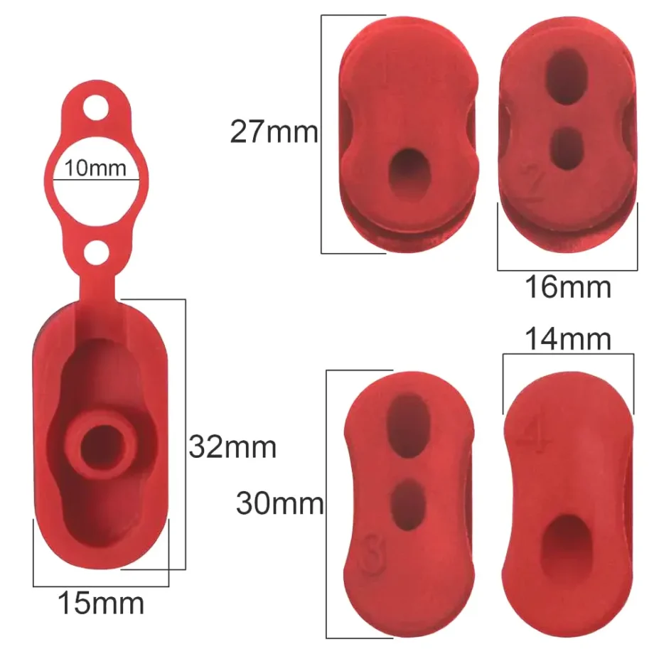 Gommini per Monopattino Xiaomi M365 / Pro Rosso