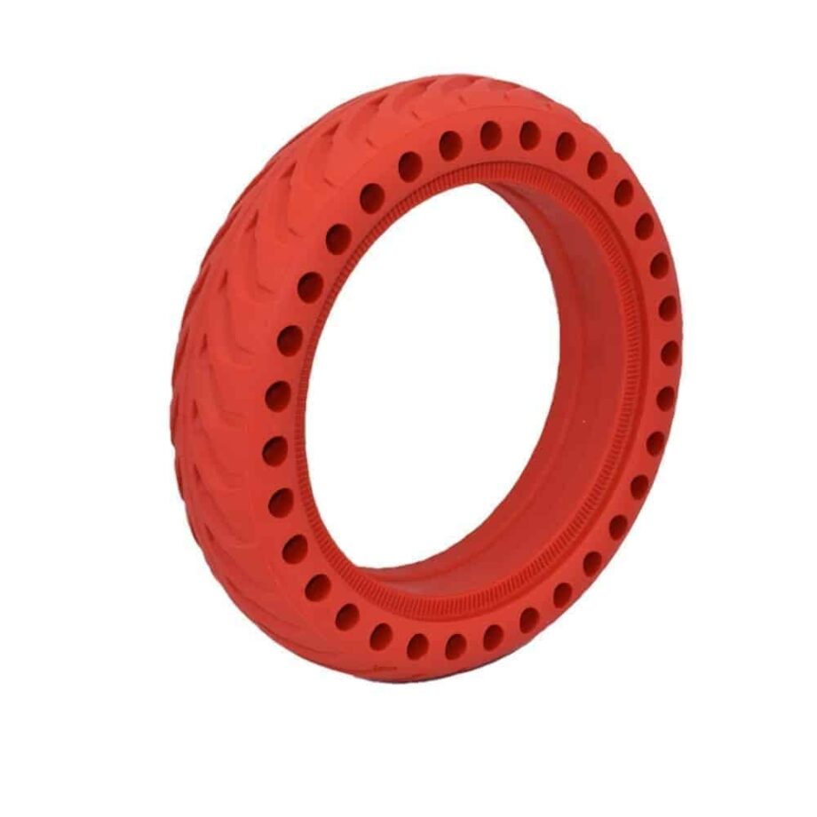 Ruota piena 8,5x2 ROSSA con fori per Xiaomi [Nedong]