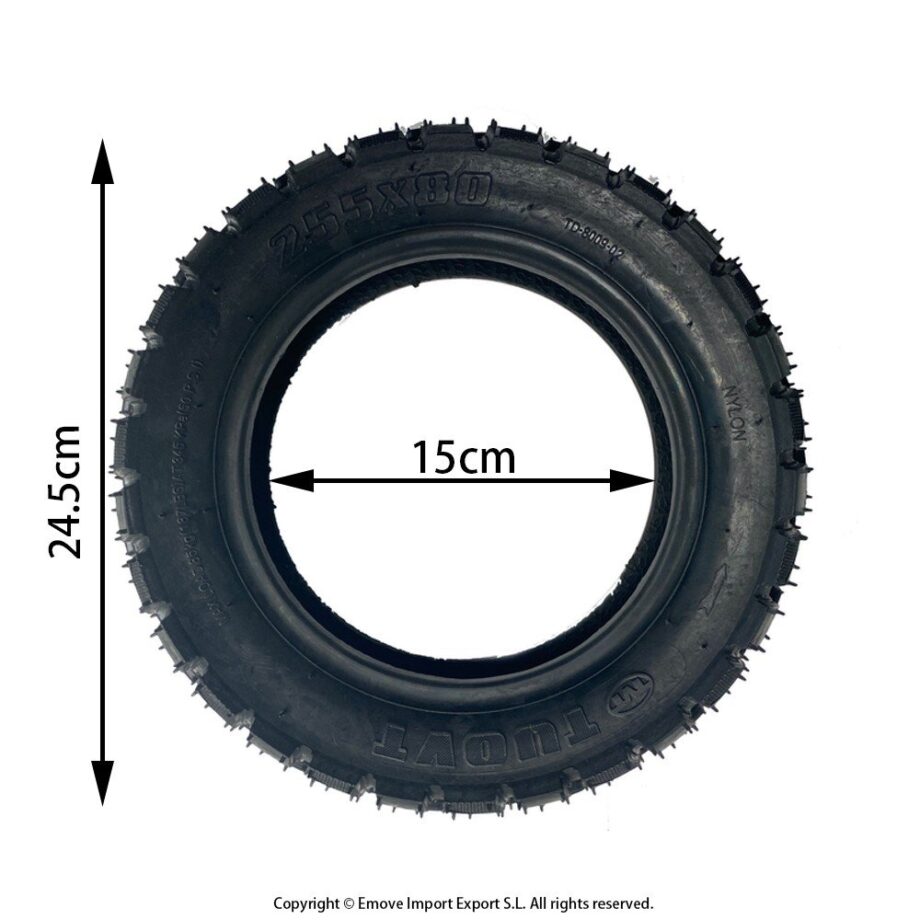 Ruota da fuoristrada 10x3 6 (255x80) Tubeless