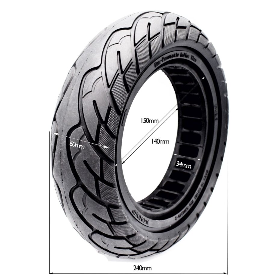 Ruota piena 10x2,5-6,5 (34mm)