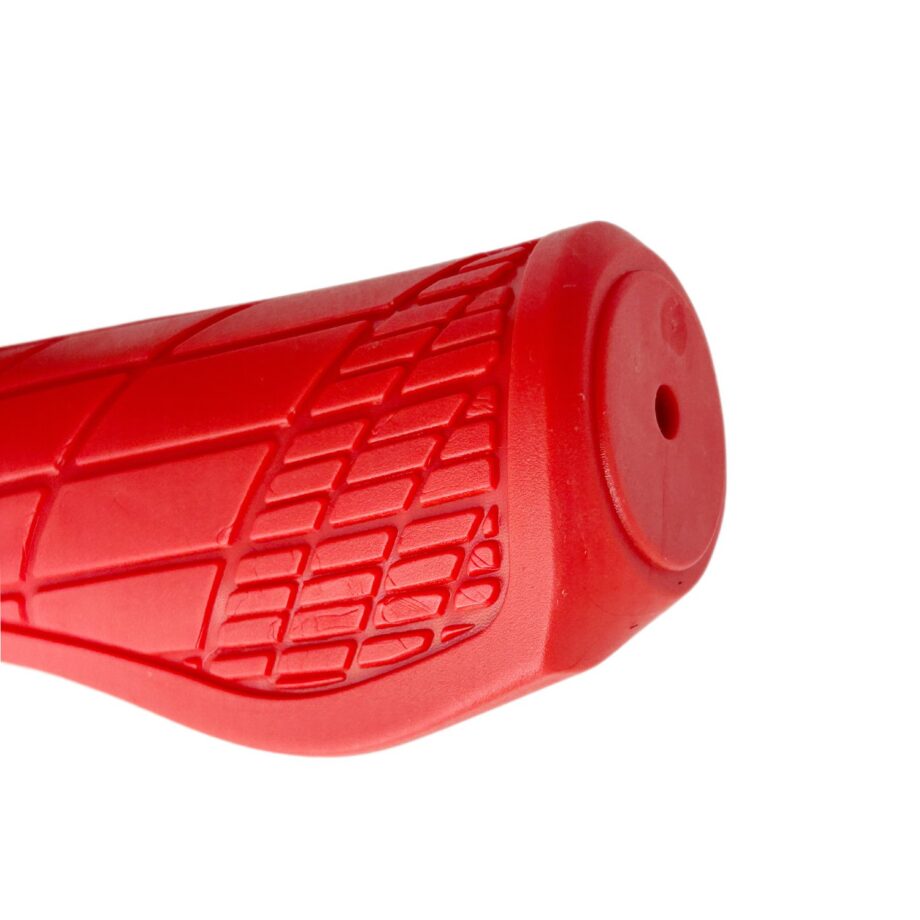 Puño genérico para patinete Rojo (diseño ergonómico)