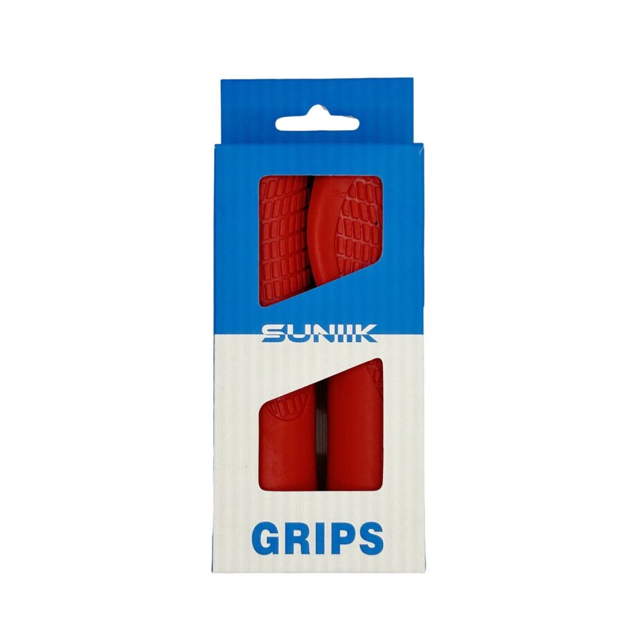 Puño genérico para patinete Rojo (diseño ergonómico)