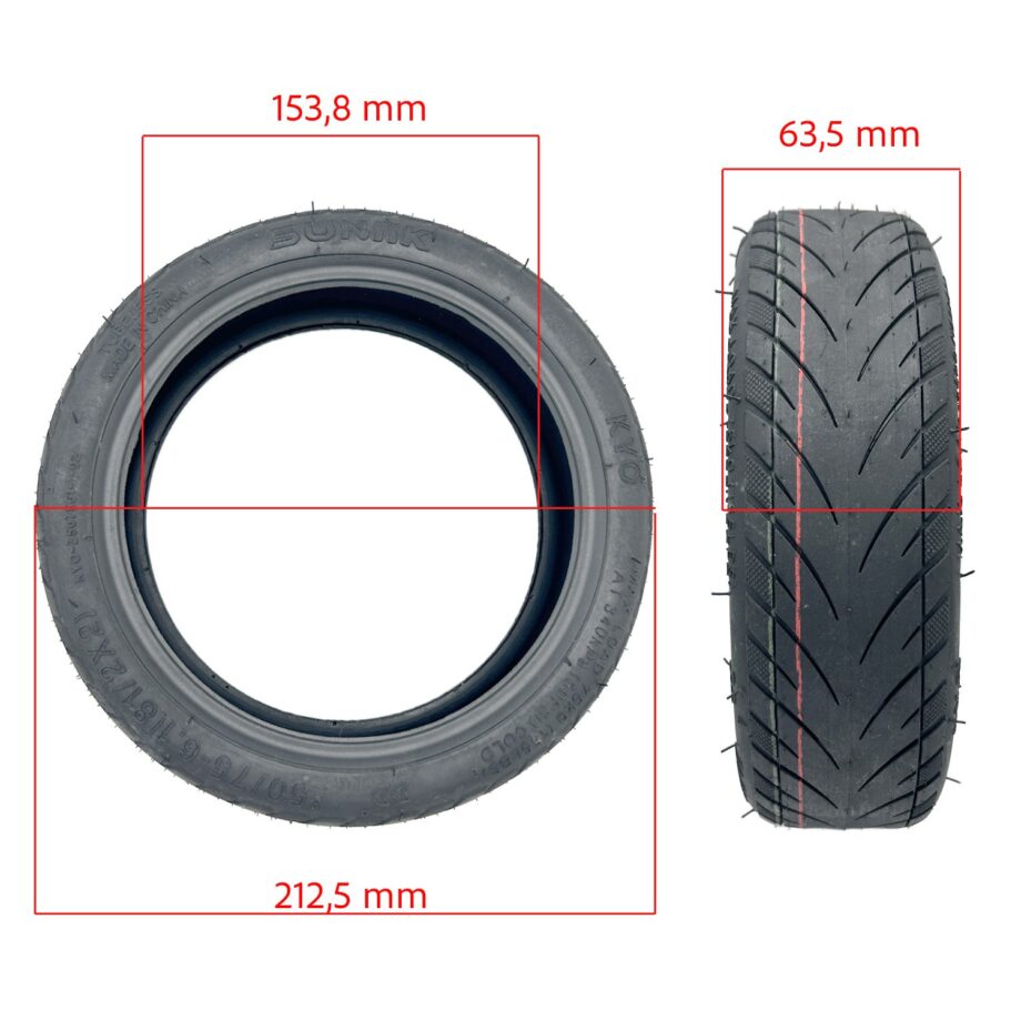 Neumático 50/75-6.1 (8,5x2) Cityroad Tubeless  - 20 unidades
