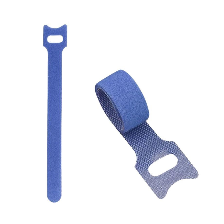 Bridas de nylon, organizador de cables (Pack de 10 unidades) AZUL 150mm
