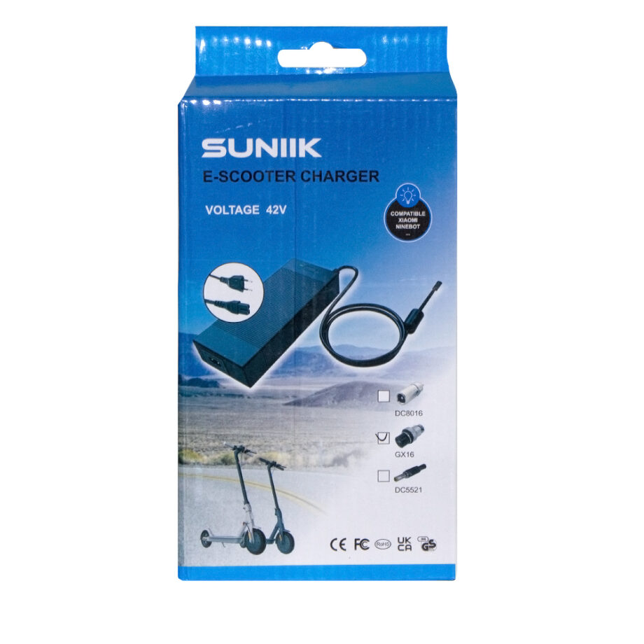 Caricabatterie GX16 42V 2A 3PIN (versione premium senza ventola) [Suniik]