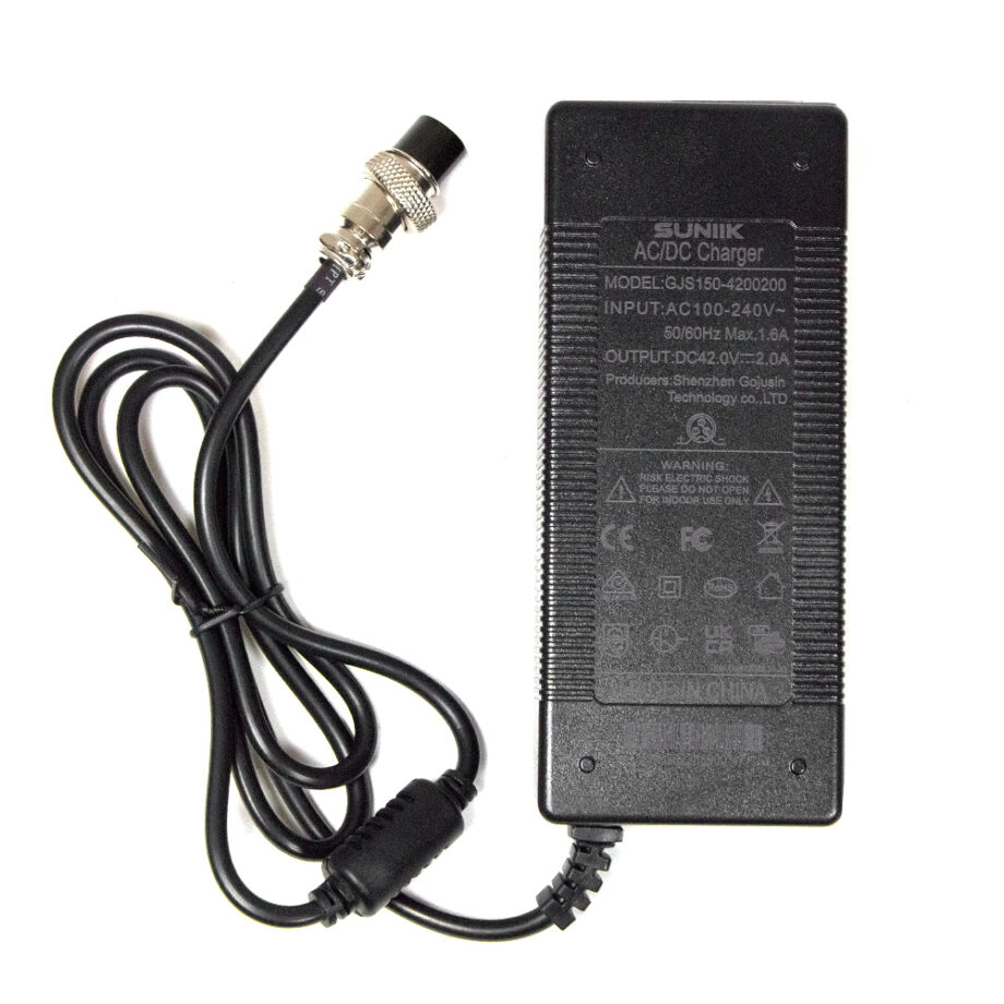 Caricabatterie GX16 42V 2A 3PIN (versione premium senza ventola) [Suniik]