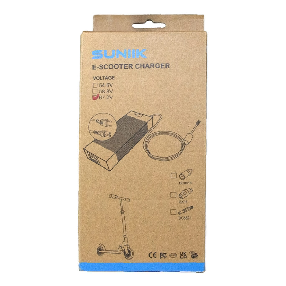 Caricabatterie GX16 67,2 2A 3 pin (versione premium senza ventola) [Suniik]