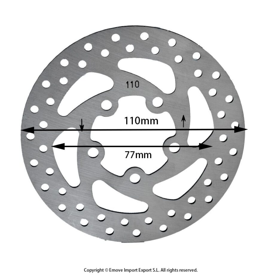 Disco freno 110mm (V2) per Xiaomi [Suniik]