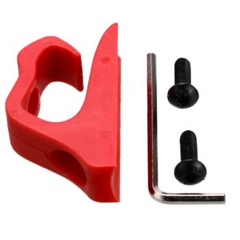 Gancio in plastica rossa per scooter Xiaomi colorato