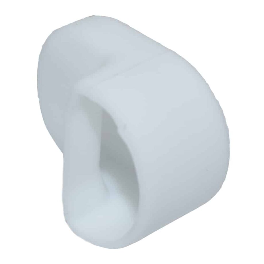 Gomma protettiva per gancio parafango posteriore bianca per scooter Xiaomi M365 / Pro