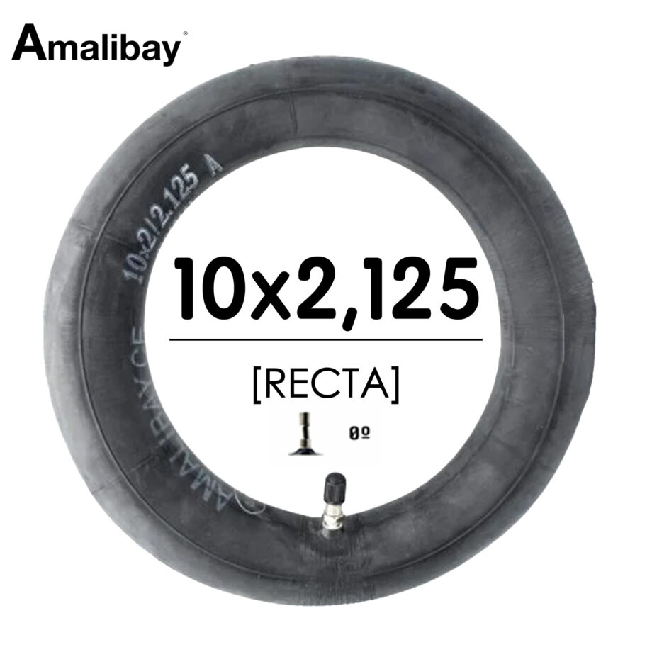 Cámara de aire 10x2/2,125 (válvula recta) - Premium