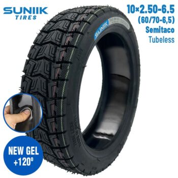 Neumático con gel antipinchazo 10x2,5-6,5  Semitaco