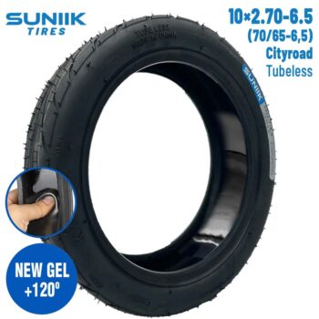 Neumático con gel antipinchazo 10x2,7-6,5 (70/65-6,5) Cityroad