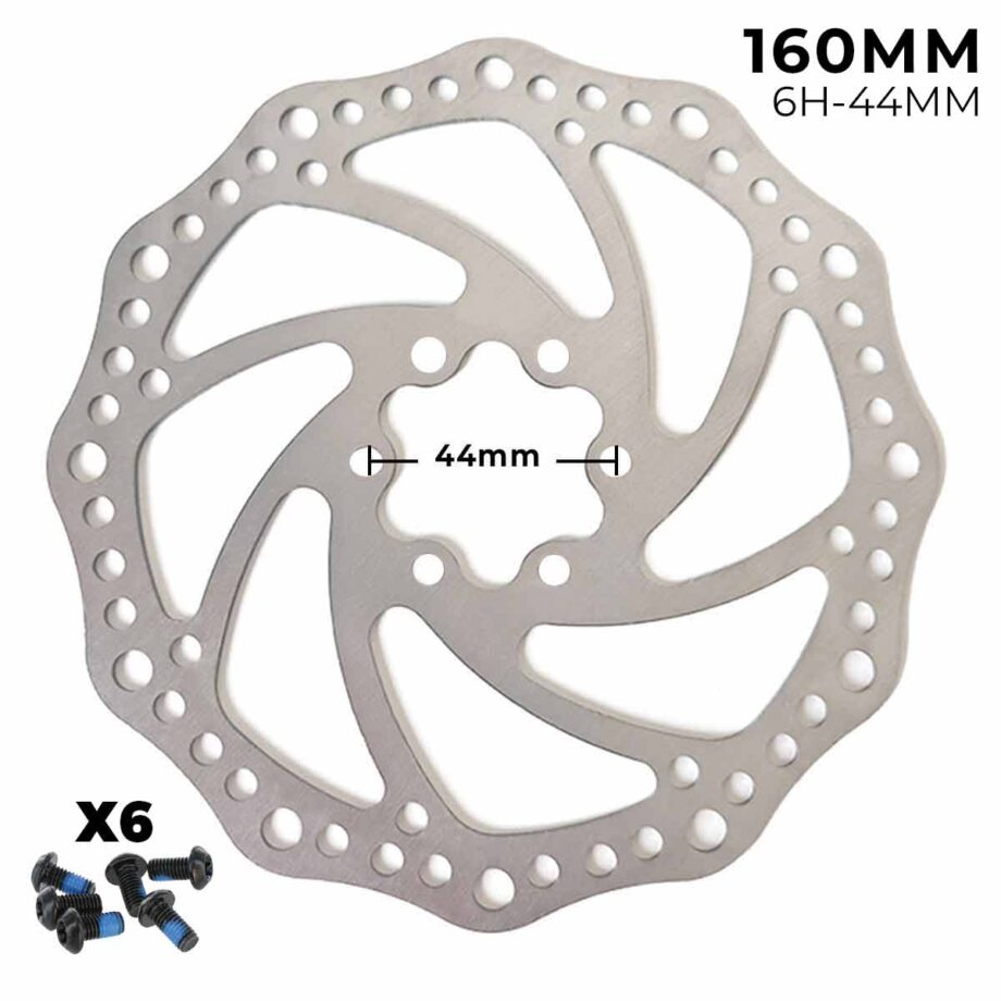 Disco de freno 160mm - Dentado (6H -44MM)