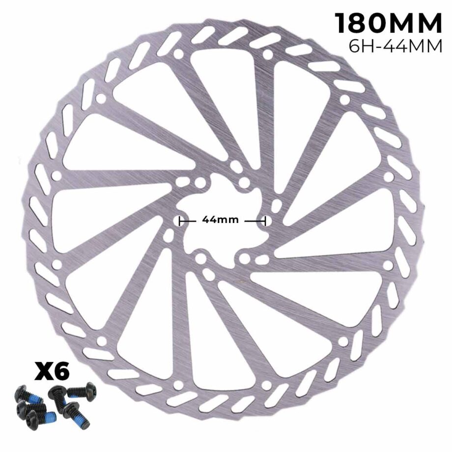 Disco de freno 180mm - Dentado (6H -44MM)
