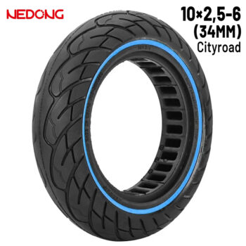 Rueda maciza 10x2,5-6 Azul (34MM)