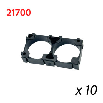 Soporte de Batería Litio de 21700 (10 Unidades) (2 pin 21,3 mm)