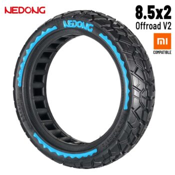 Rueda maciza azul ultraligera 8,5x2 (Versión offroad V2)