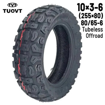 Rueda Cubierta offroad 10x3-6 (255x80) 80/65-6 Tubeless