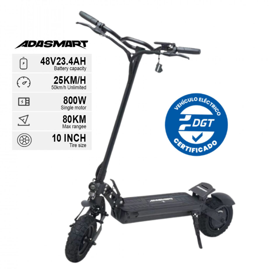 Patinete Adasmart XE 800W 23.4Ah EVE