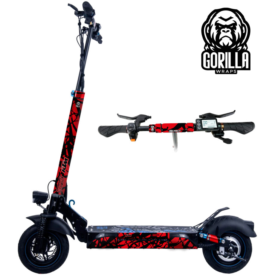 Vinilo para Smartgyro Rockway, Speedway y Crossover  KTM - Rojo