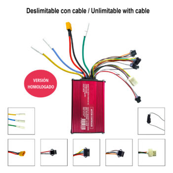 Controladora Smartgyro Rockway PRO / Speedway / Rockway - 48V-23A - Deslimitación CON cable - Versión homologada (2023)