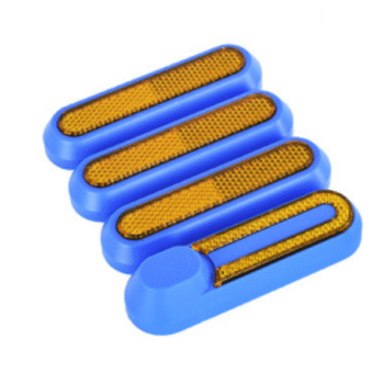 Tapa embellecedor catadióptrico reflectantes tornillo V2 para Xiaomi azul