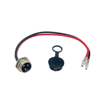 Puerto de carga GX16 Conector Bala (Incluye tapa de conector)