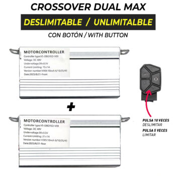 Controladoras Smartgyro deslimitables para Crossover Dual Max (delantera + trasera) - Homologado