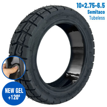 Neumático 10x2,75-6,5 Semitaco Tubeless (Con gel antipinchazos)