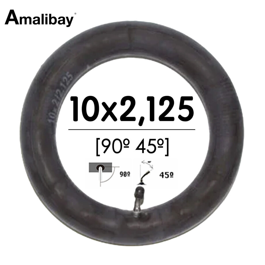 Camera d'aria 10x2,125 (valvola 90º 45º) - Premium