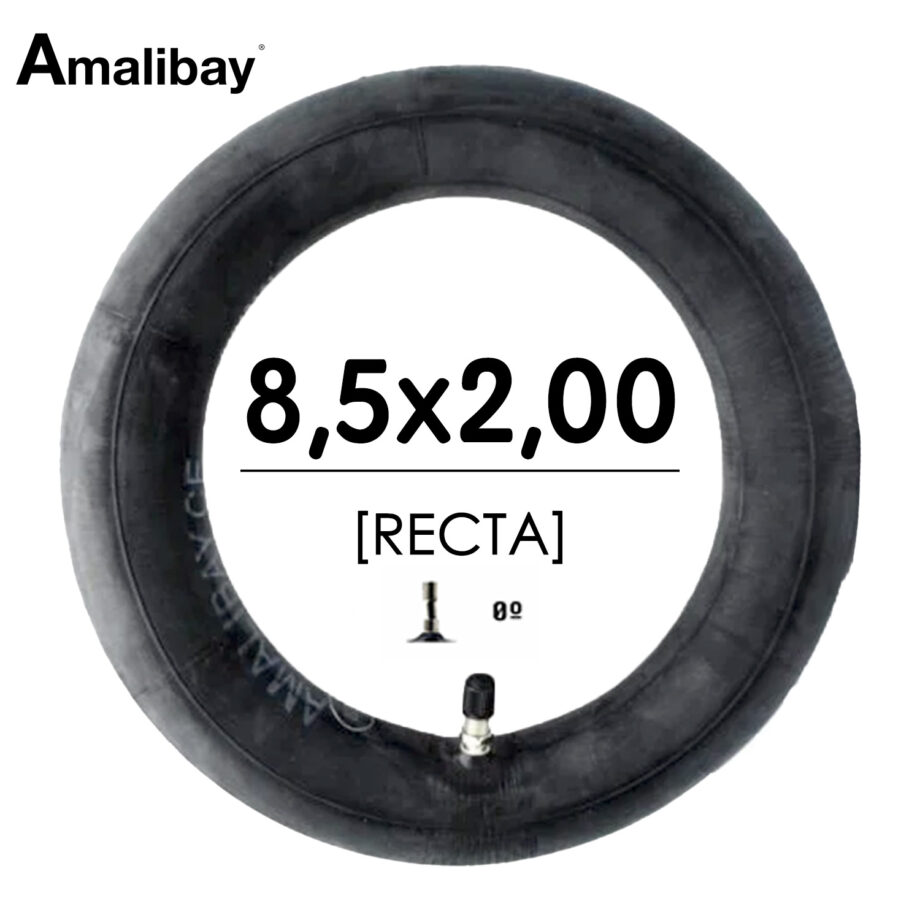 Camera d'aria 8,5x2 (valvola retta) Semirinforzata - Premium