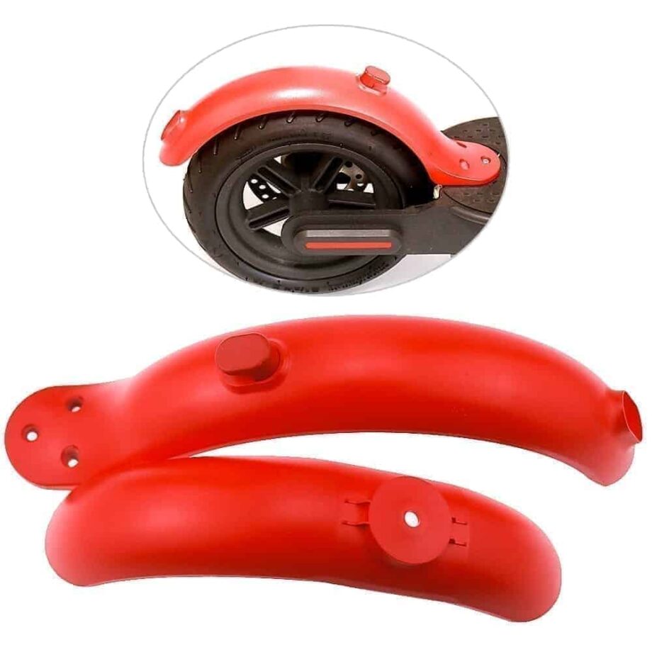 Parafanghi rossi per Xiaomi M365 e PRO (include anteriore e posteriore)