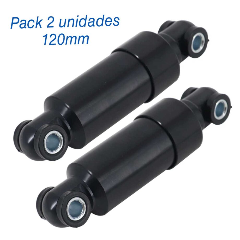 Cilindro molla ammortizzatore monopattino elettrico 120mm (confezione da 2 unità)