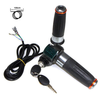 Acceleratore con chiave e voltimetro