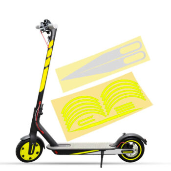Adesivi per Xiaomi M365/1S/PRO/PRO 2 Giallo